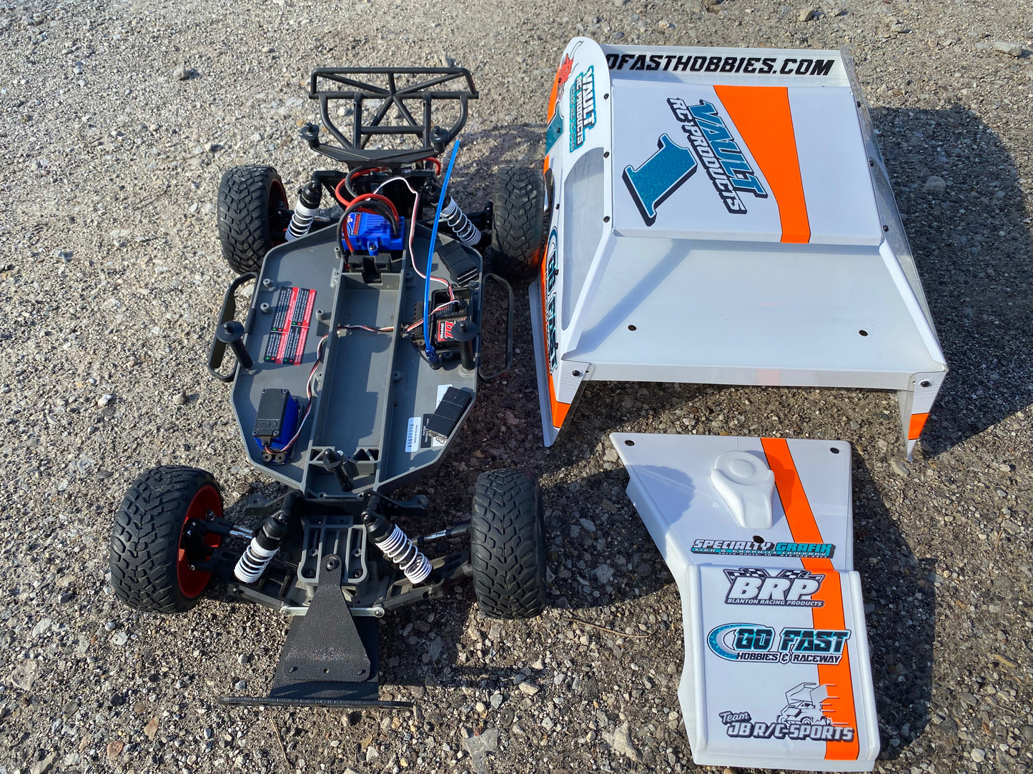 Viper Traxxas HCG Slash Modified Complete Body Kit w/ Mounts and Bumper, VRC-9001