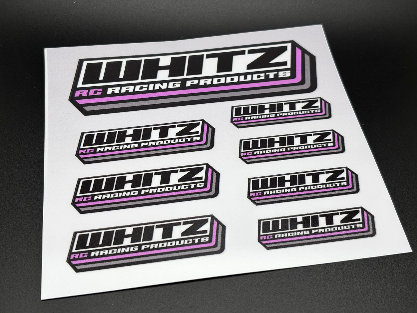 Whitz Racing Logo Decals Sticker Sheet