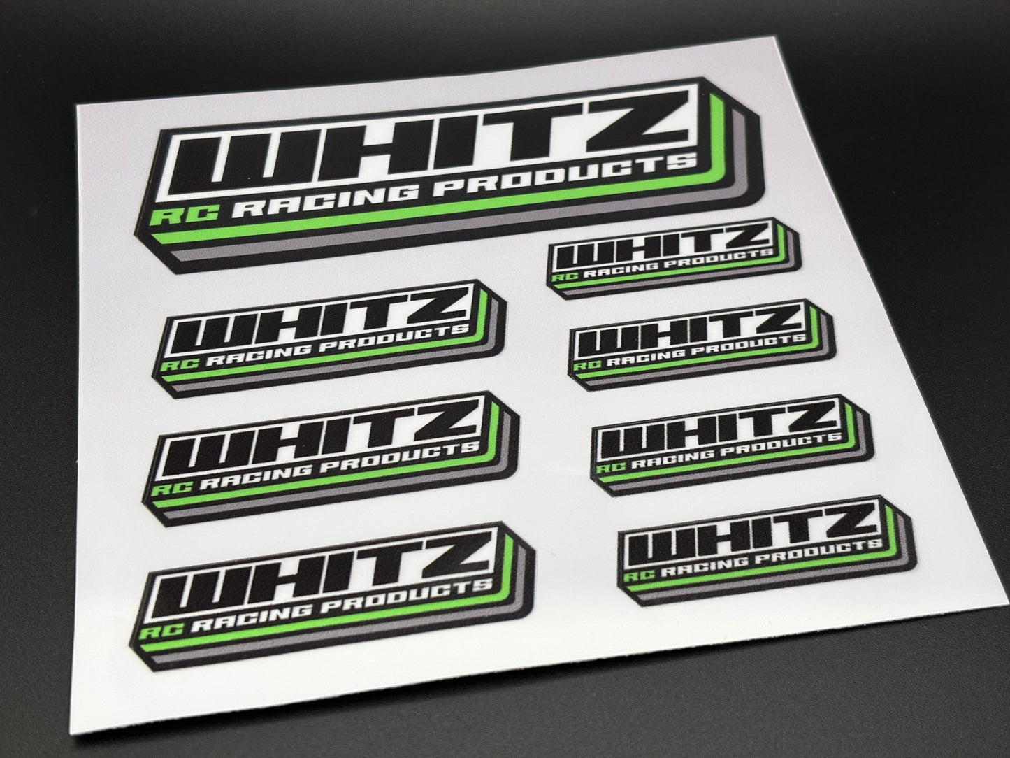 Whitz Racing Logo Decals Sticker Sheet