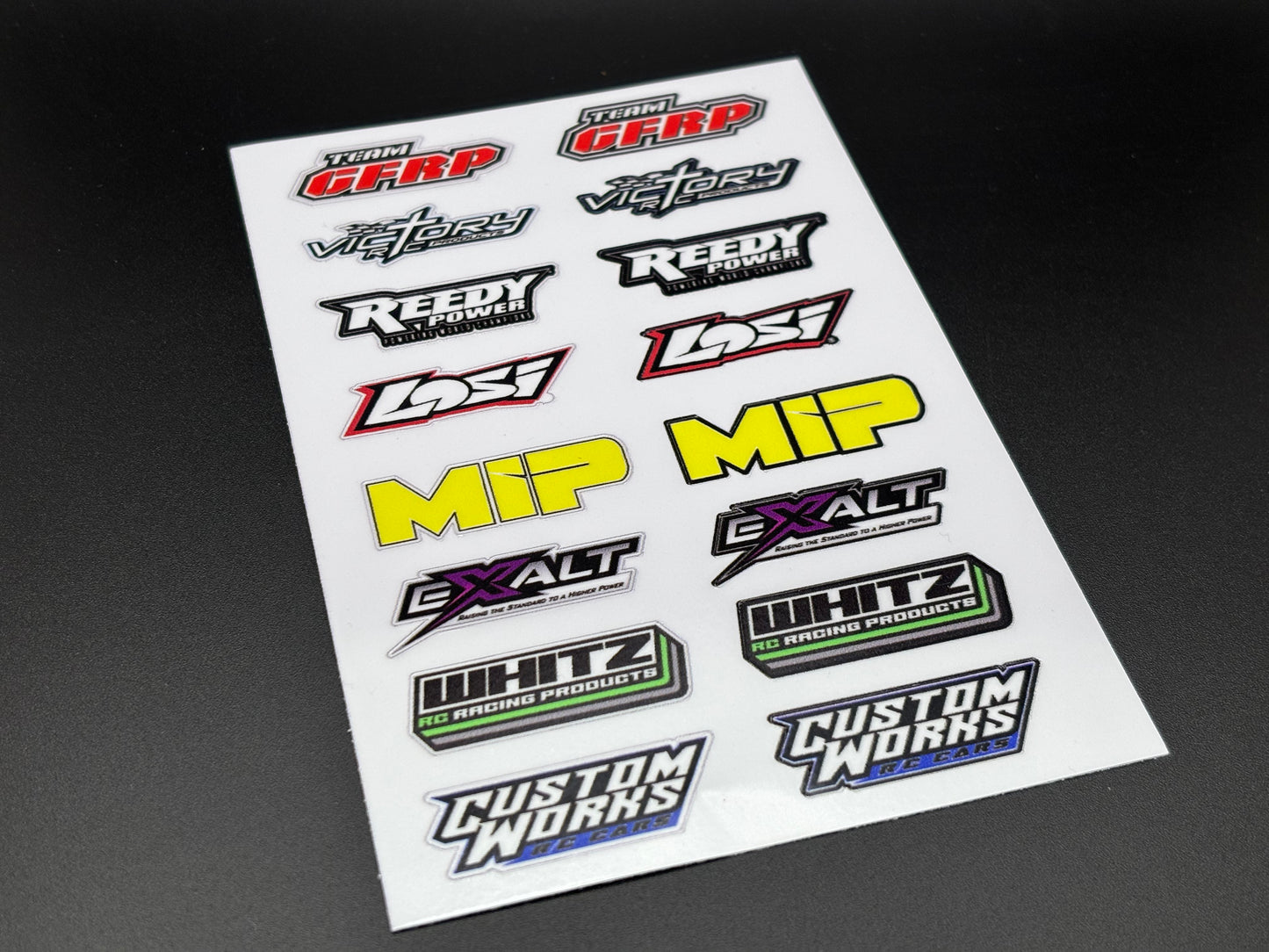 RC Logos Contingency Decal Sticker Sheet, CC-9019