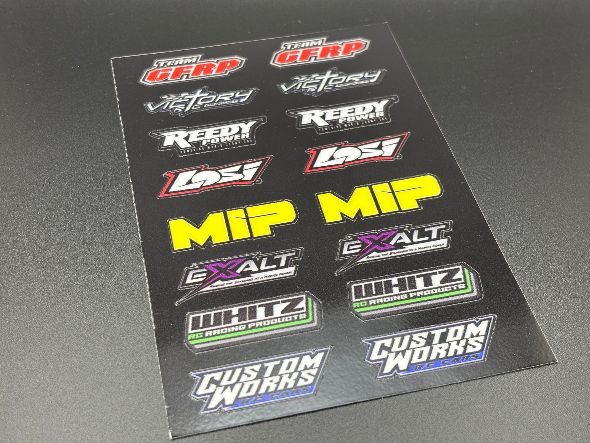Contengency Sticker Victory RC Products RC Logos Contingency Decal Sticker Sheet, CC-9019 ...