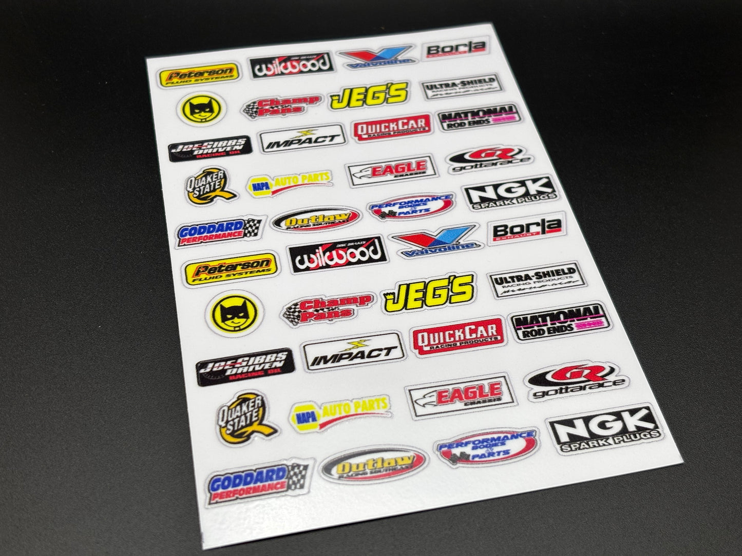 Contingency Stickers Racing Victory RC Products Racing Logos Contingency Decal Sticker Sheet (logo ...