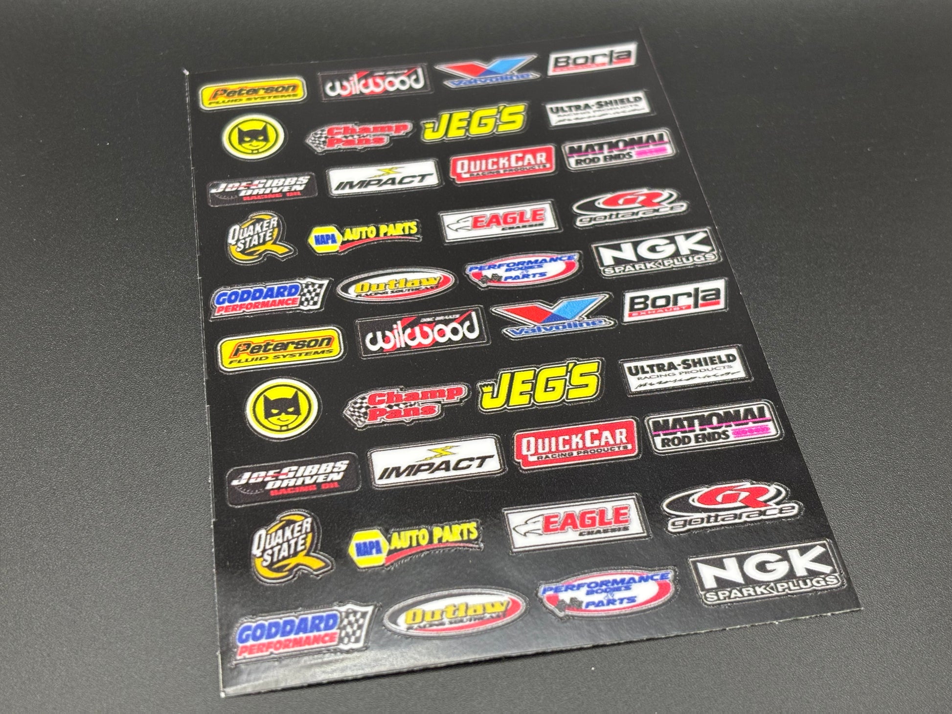 Contengency Sticker Victory RC Products Racing Logos Contingency Decal Sticker Sheet (logo ...