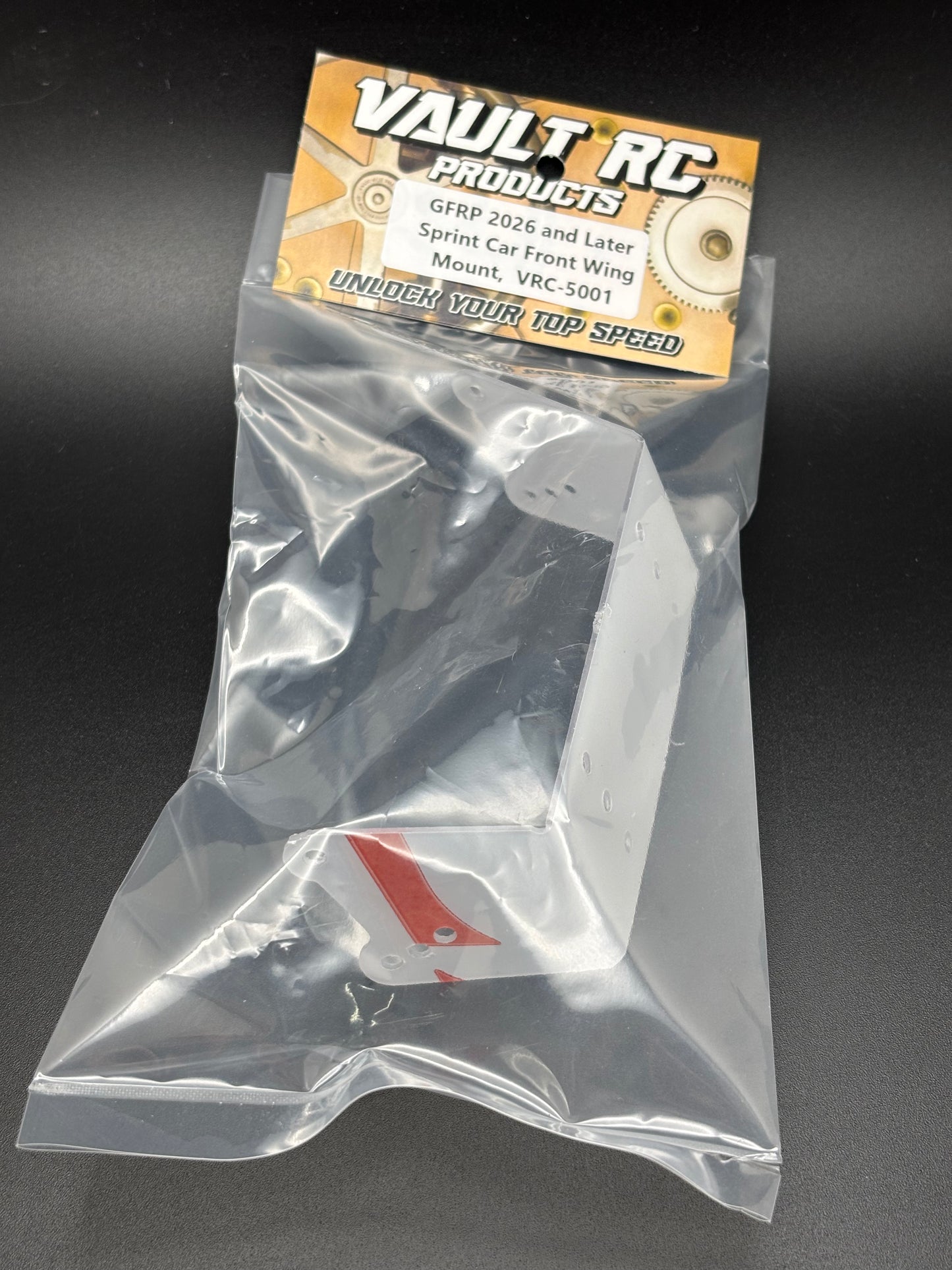 Vault RC GFRP 2026 Sprint Car Front Wing Mount, VRC-5001