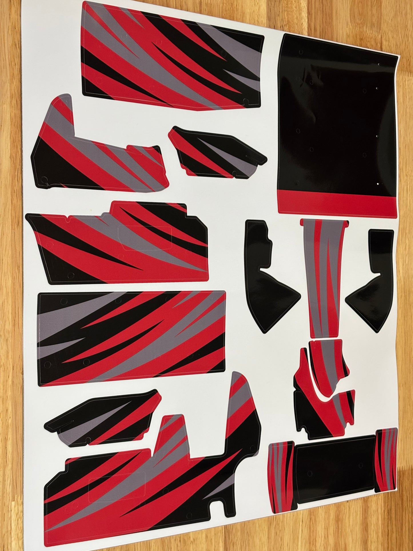 1/10 Team Losi 22S RC Sprint Car Wrap Base Decals