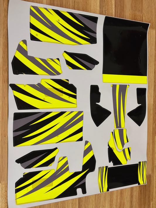 1/10 Team Losi 22S RC Sprint Car Wrap Base Decals