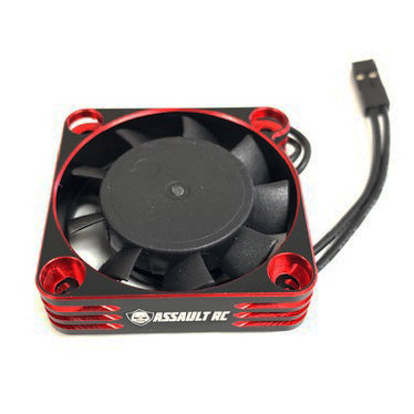 Assault RC Aluminum 30x30mm High Speed Fan- RED