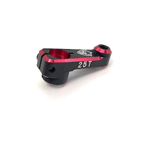 Assault RC 15.5mm Clamping Servo Horn (25T) – RED