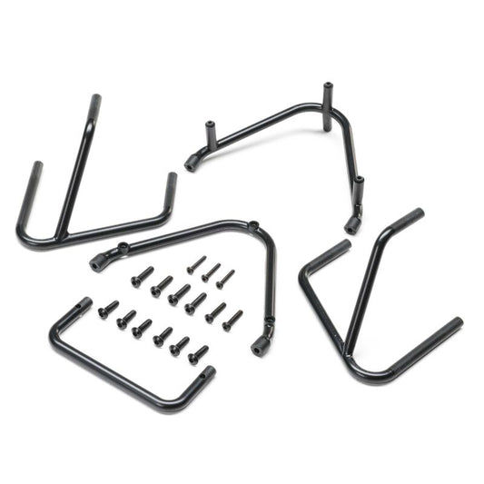 LOS-1898 Bumper Set, Black: 22S Sprint (TLR / Team Losi)