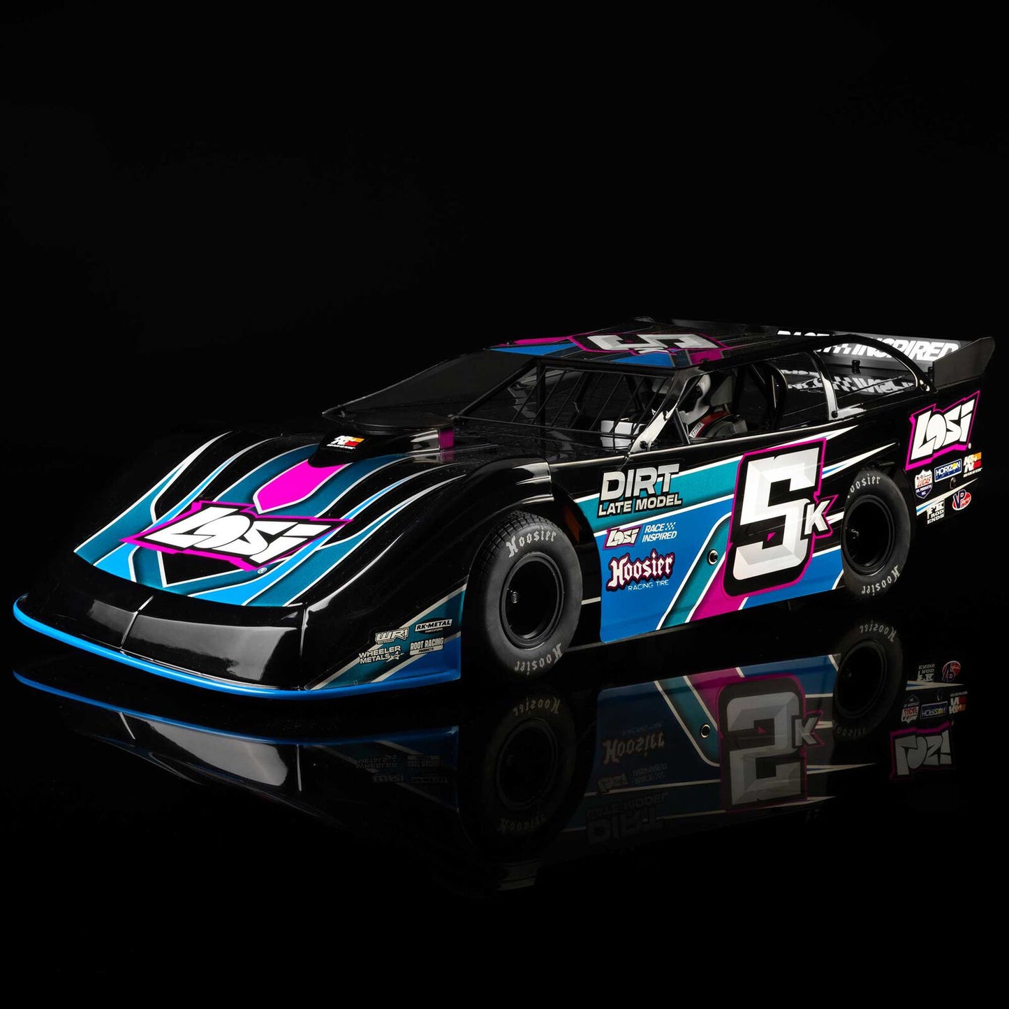 Team Losi 1/10 Losi 22S Dirt Late Model Dirtoval RTR (Blue), LOS-2167T1 (Will Start Shipping Last Week of July)