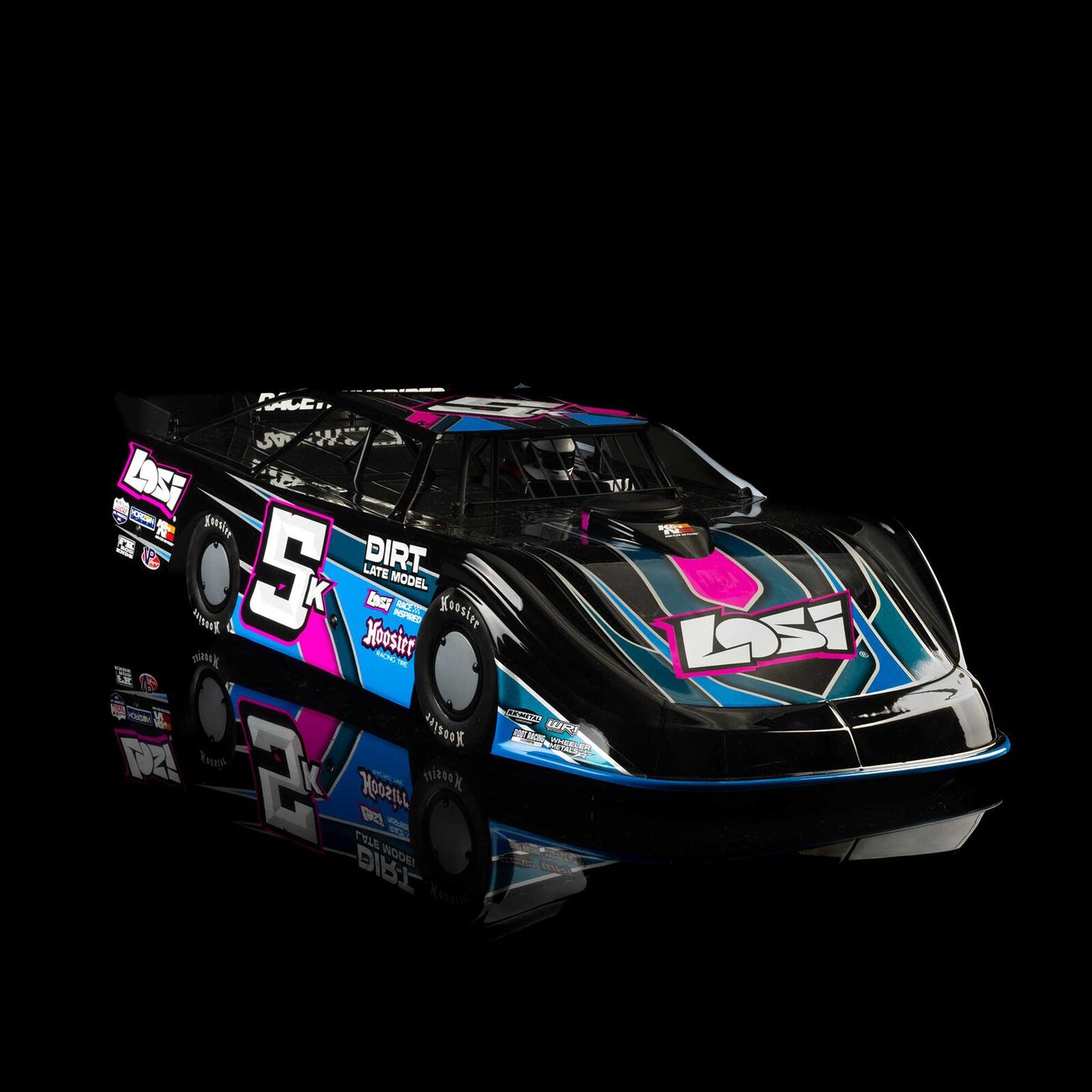 Team Losi 1/10 Losi 22S Dirt Late Model Dirtoval RTR (Blue), LOS-2167T1 (Will Start Shipping Last Week of July)