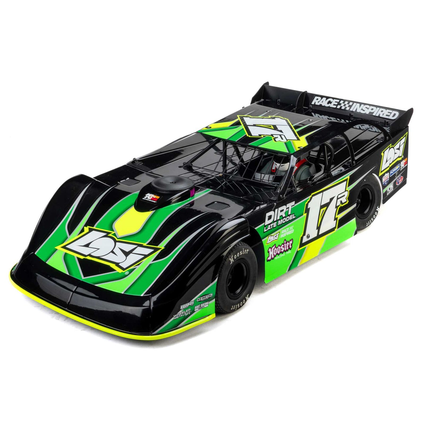 Team Losi 1/10 Losi 22S Dirt Late Model Dirtoval RTR (Green), LOS-2167T2 (Will Start Shipping Last Week of July)