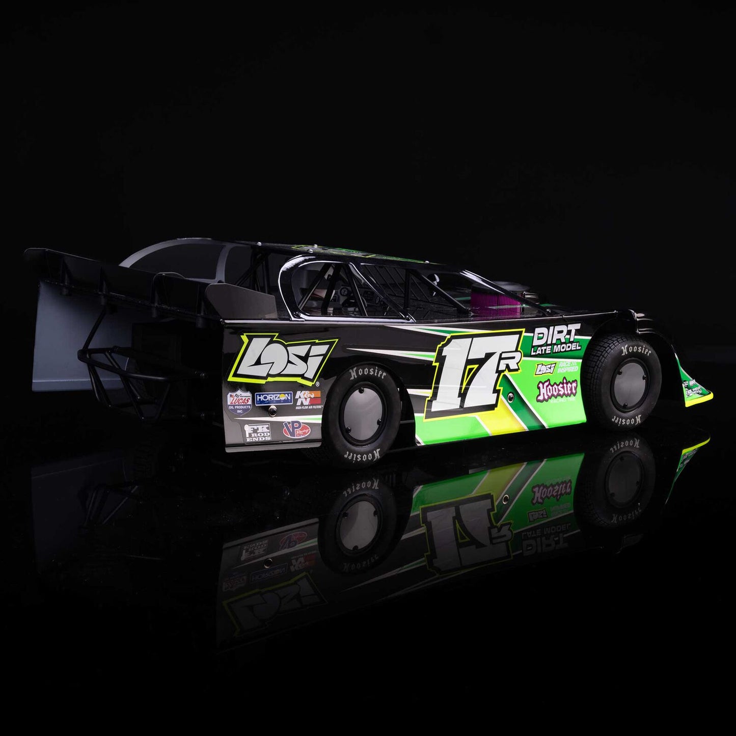 Team Losi 1/10 Losi 22S Dirt Late Model Dirtoval RTR (Green), LOS-2167T2 (Will Start Shipping Last Week of July)