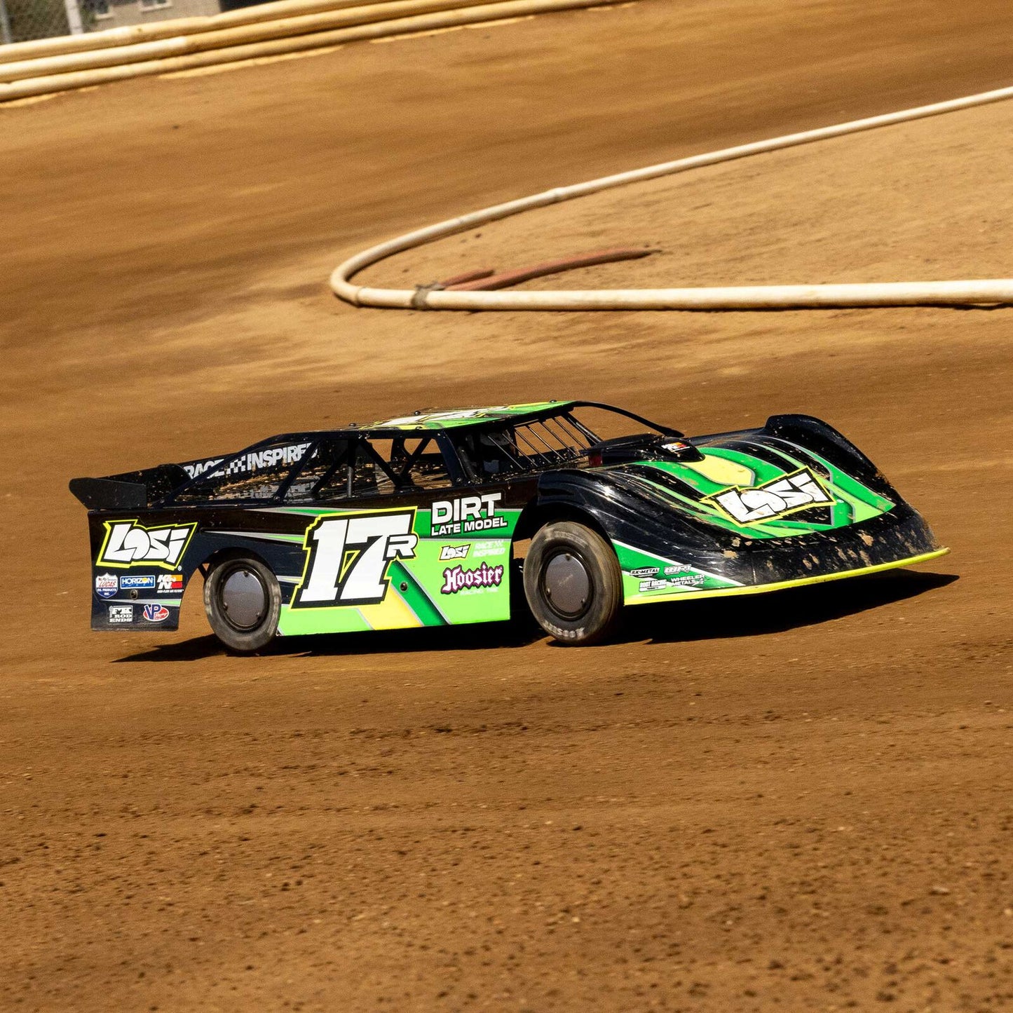 Team Losi 1/10 Losi 22S Dirt Late Model Dirtoval RTR (Green), LOS-2167T2 (Will Start Shipping Last Week of July)