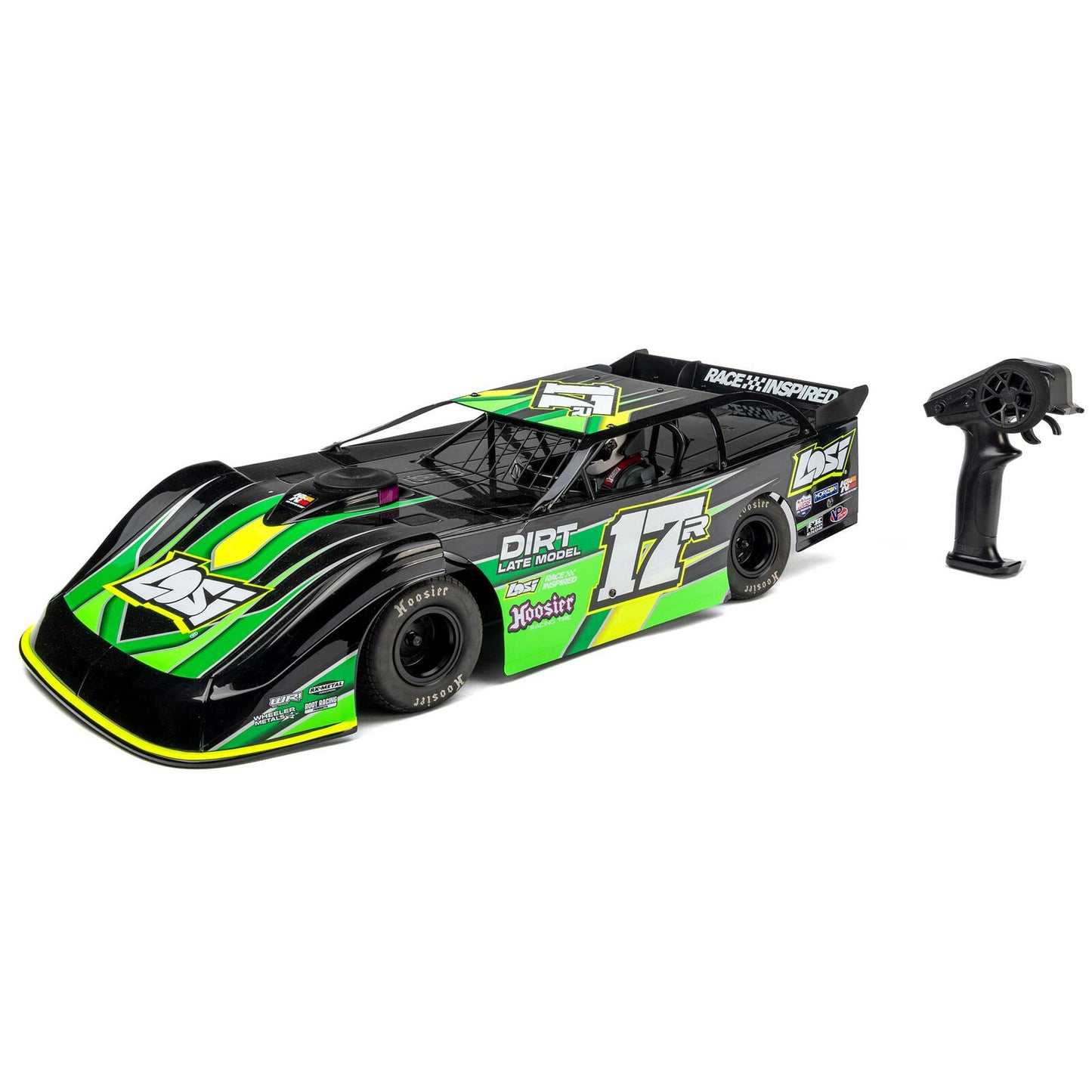 Team Losi 1/10 Losi 22S Dirt Late Model Dirtoval RTR (Green), LOS-2167T2 (Will Start Shipping Last Week of July)