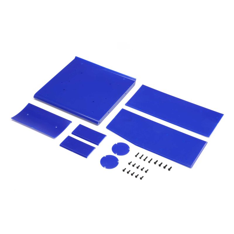 LOS-2853 Wing Panel Set, Blue: 22S Sprint (TLR / Team Losi)