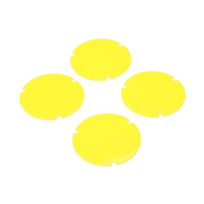 LOS-2887 Wheel Cover Set, Yellow: 22S Sprint (TLR / Team Losi)