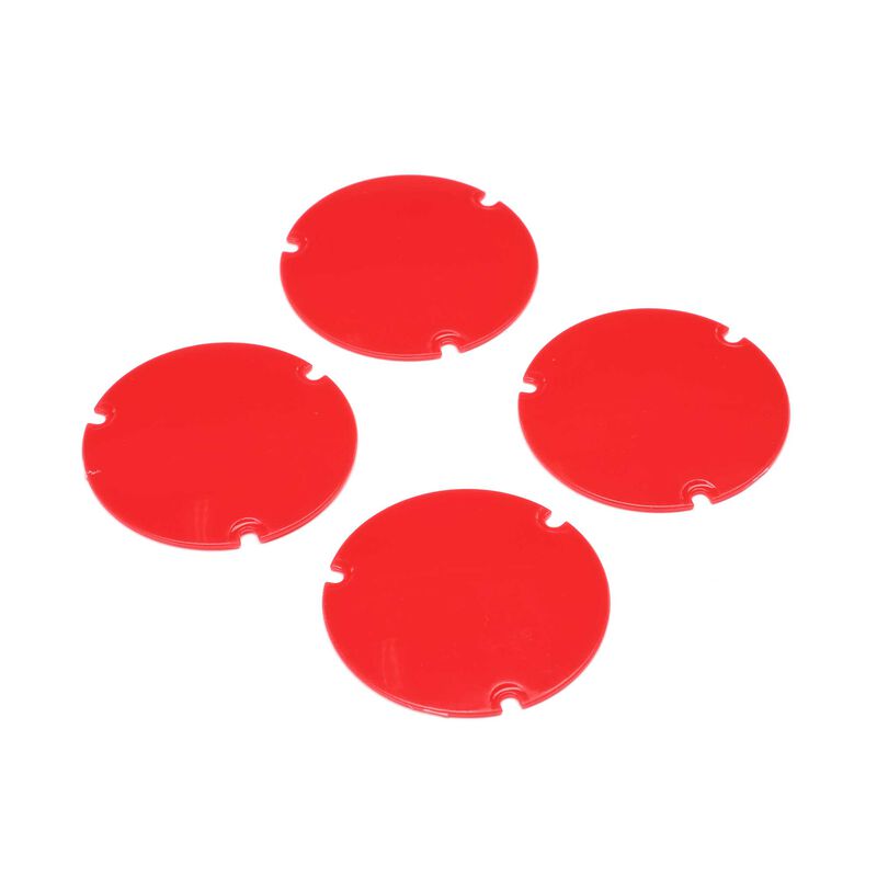 LOS-2890 Wheel Cover Set, Red: 22S Sprint (TLR / Team Losi)