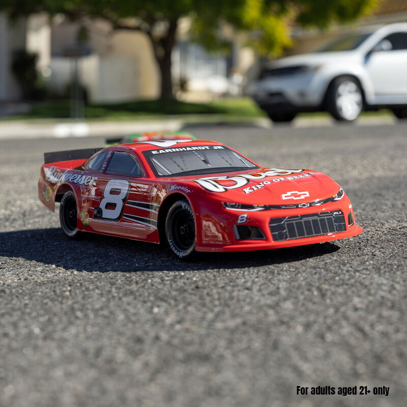Team Losi 1/12 Asphalt Late Model RC Race Car Dale Earnhardt Jr. No. 8 2025 Budweiser Chevrolet ZL1 2S AWD On-Road, LOS-3104T2