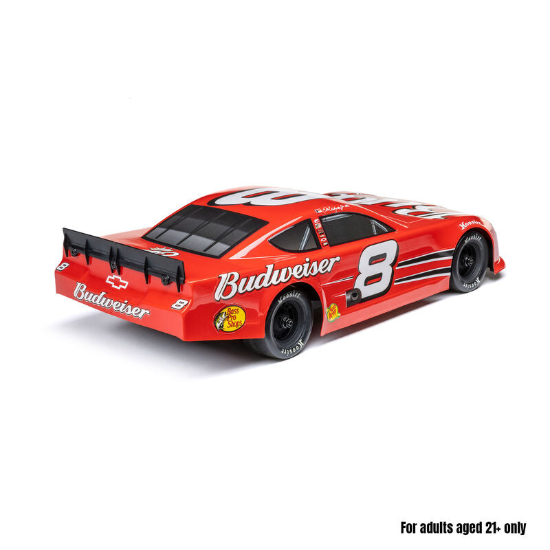 Team Losi 1/12 Asphalt Late Model RC Race Car Dale Earnhardt Jr. No. 8 2025 Budweiser Chevrolet ZL1 2S AWD On-Road, LOS-3104T2