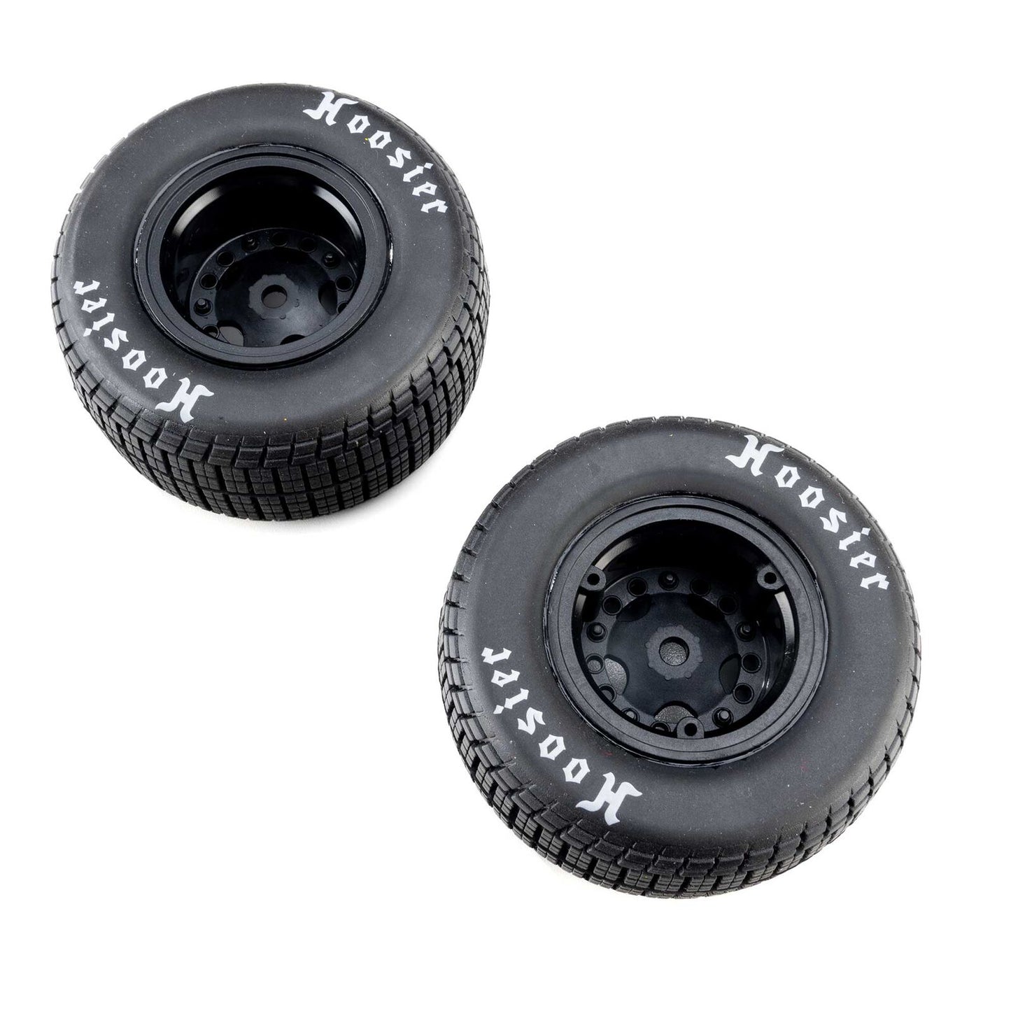 Team Losi Hoosier Tires, Soft, Mounted, Black, Left/Right (2): 22S DLM, LOS-4247