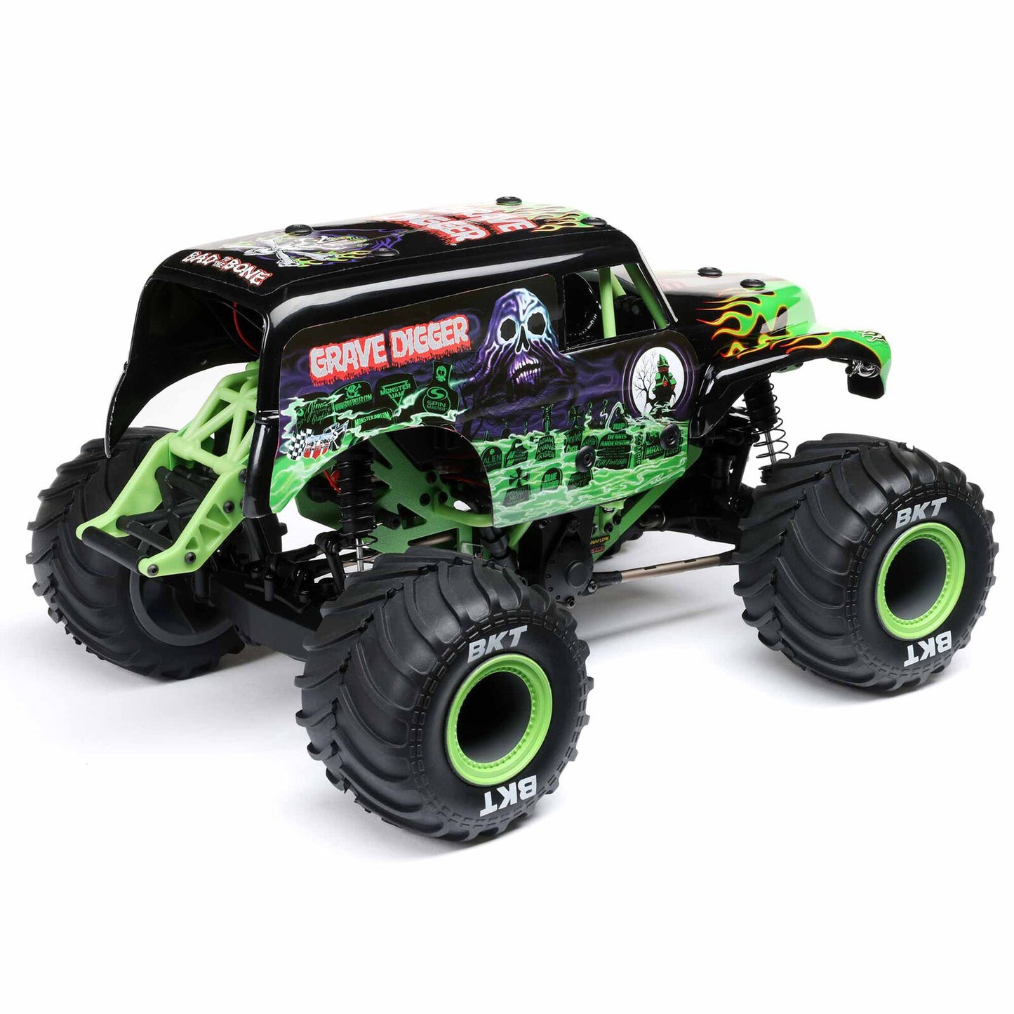 Losi 1/18 Mini LMT Grave Digger 4X4 Brushed Monster Truck RTR - LOS01026T1