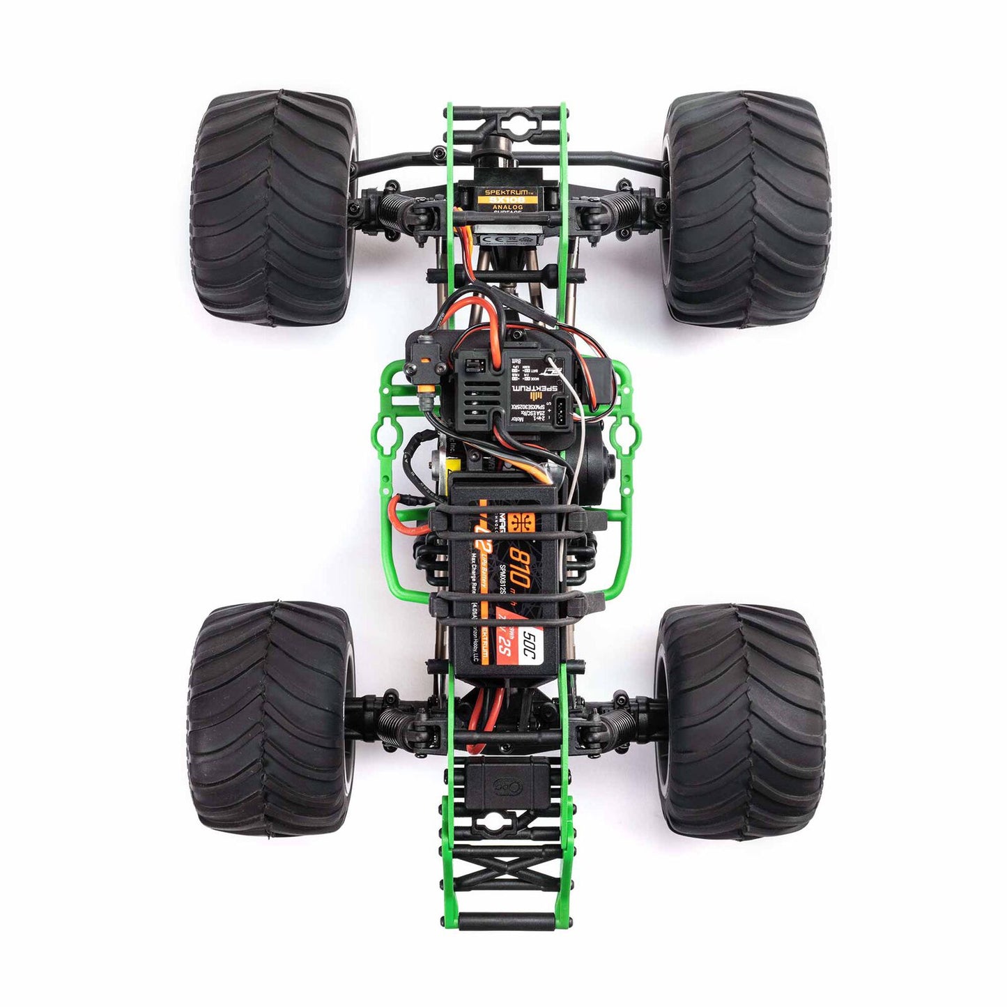 Losi 1/18 Mini LMT Grave Digger 4X4 Brushed Monster Truck RTR - LOS01026T1