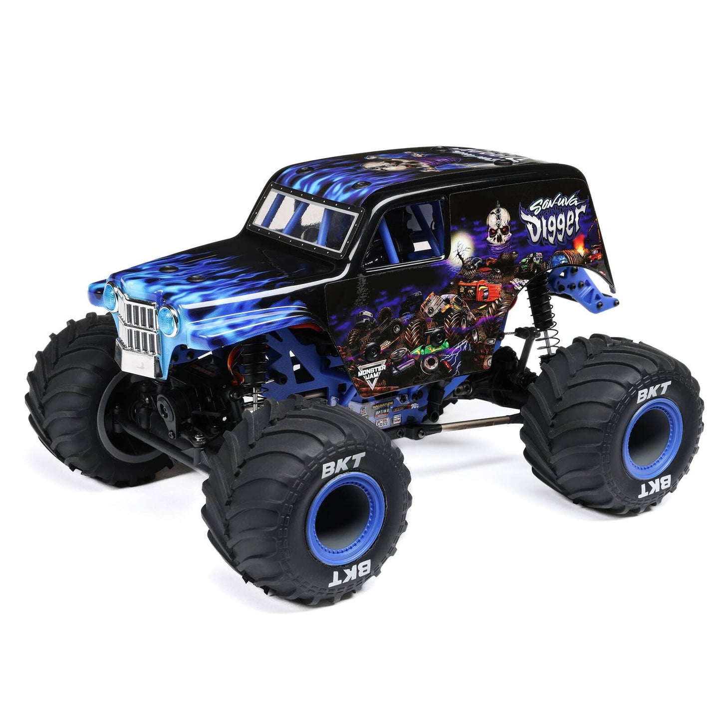 Losi 1/18 Mini LMT Son-Uva Digger 4X4 Brushed Monster Truck RTR - LOS01026T2