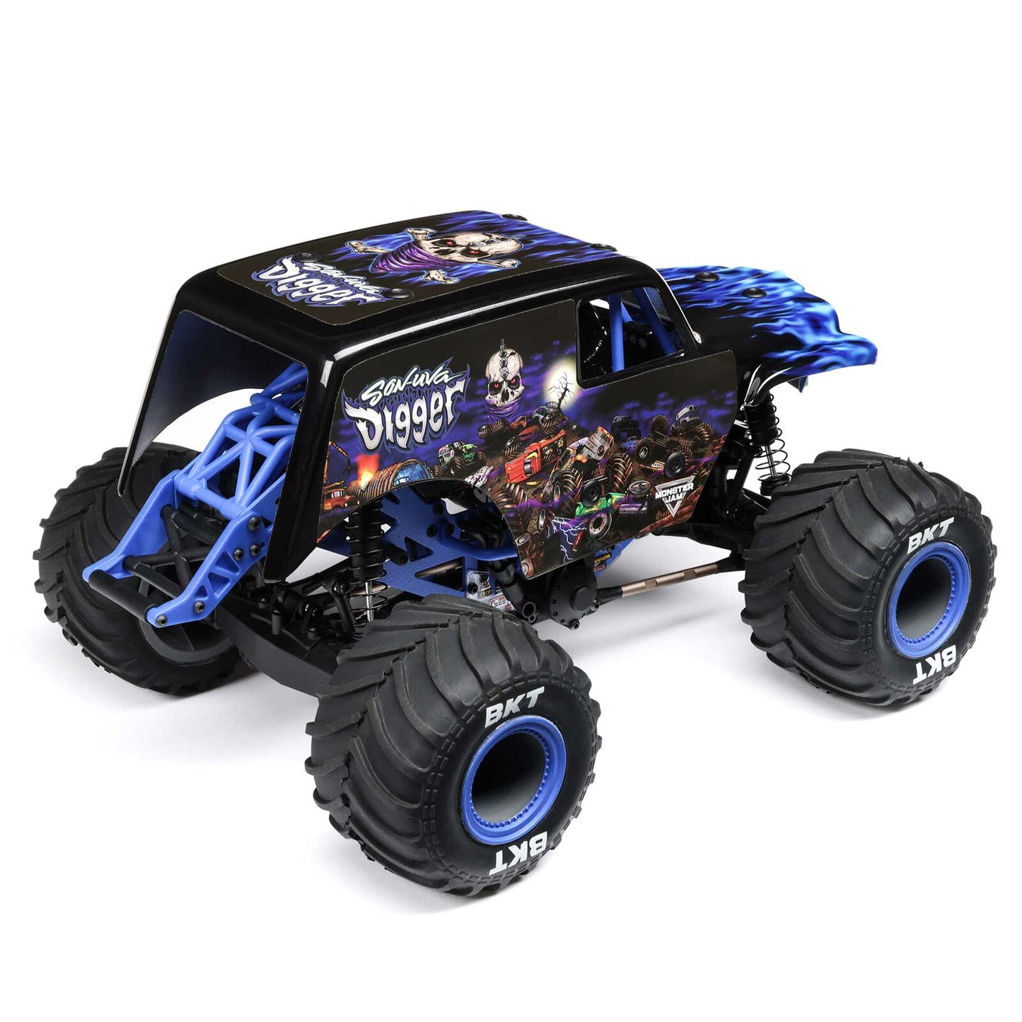 Losi 1/18 Mini LMT Son-Uva Digger 4X4 Brushed Monster Truck RTR - LOS01026T2
