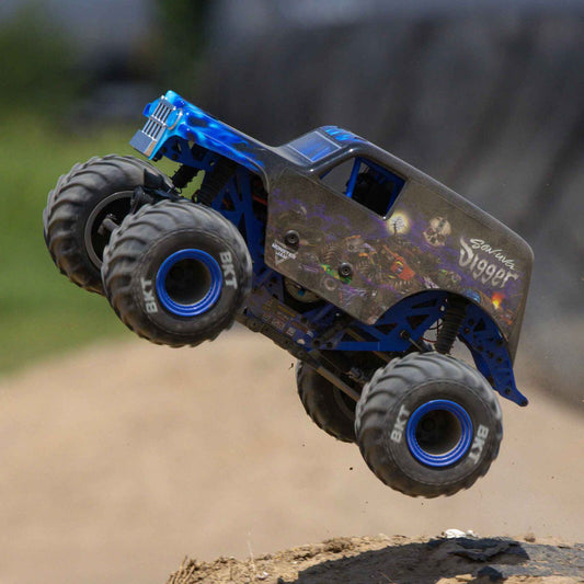 Losi 1/18 Mini LMT Son-Uva Digger 4X4 Brushed Monster Truck RTR - LOS01026T2