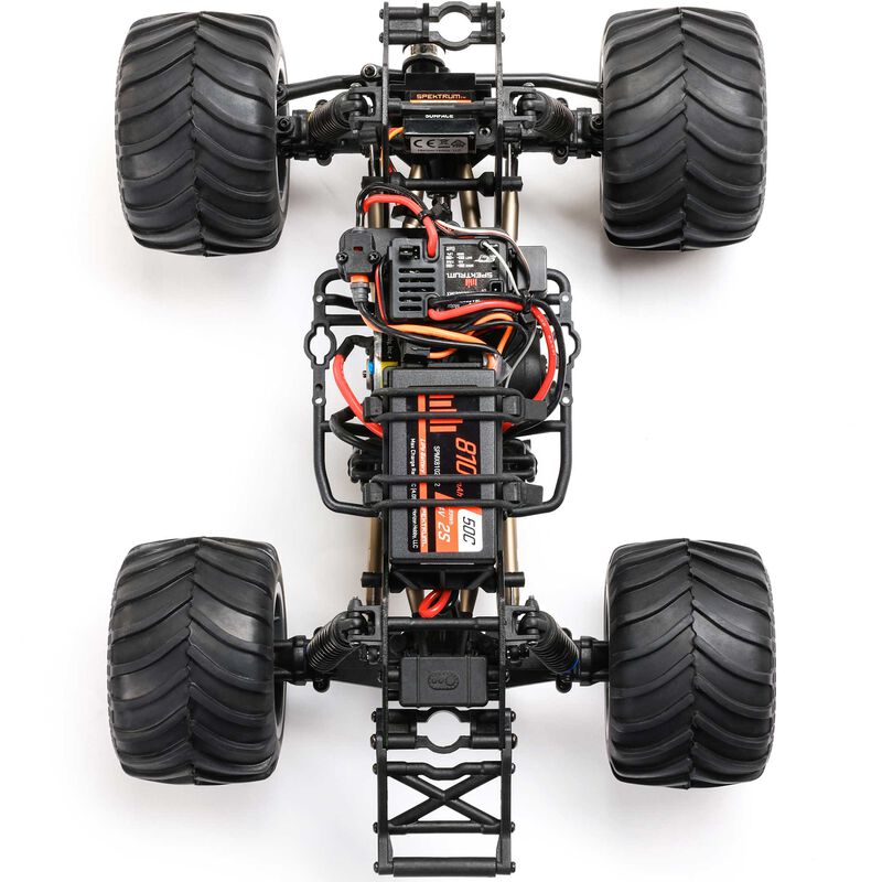 1/18 Mini LMT Megalodon 2S 4X4 RTR Brushed Monster Truck - LOS01026T3