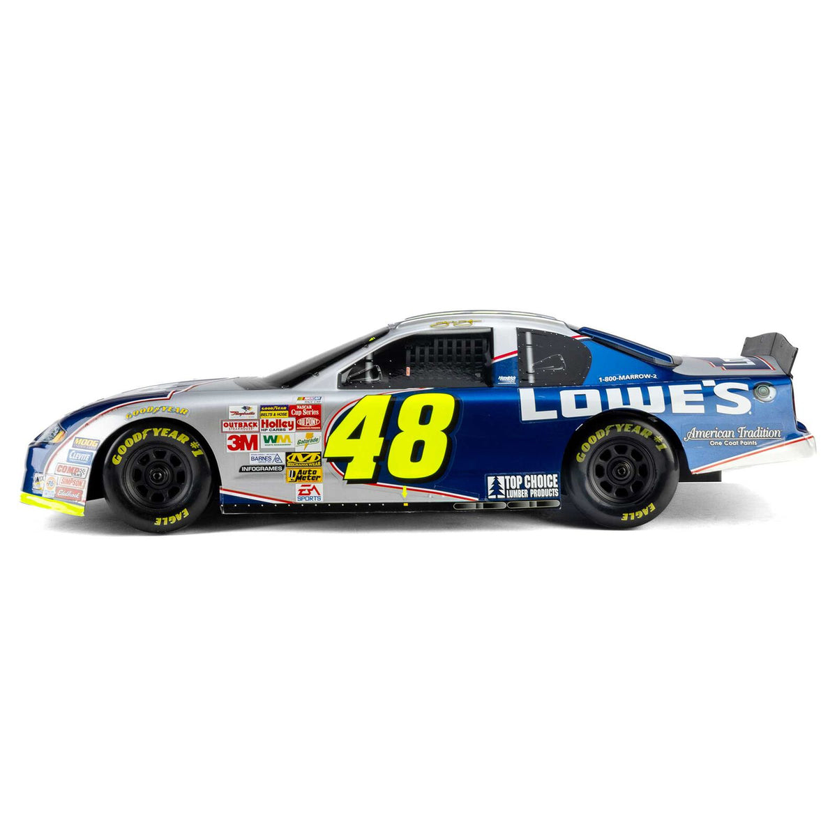 1/12 Losi NASCAR Jimmie Johnson No. 48 Lowes Chevrolet Monte Carlo (Battery & Charger Included), LOS1120248