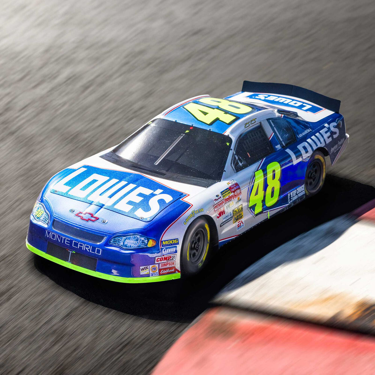 1/12 Losi NASCAR Jimmie Johnson No. 48 Lowes Chevrolet Monte Carlo (Battery & Charger Included), LOS1120248