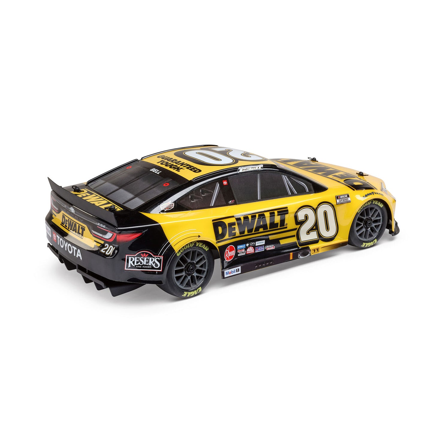 Team Losi 1/12 NASCAR #20 DeWalt 2025 Toyota Camry 2S AWD RTR On-Road Car - Christopher Bell, LOS1122520
