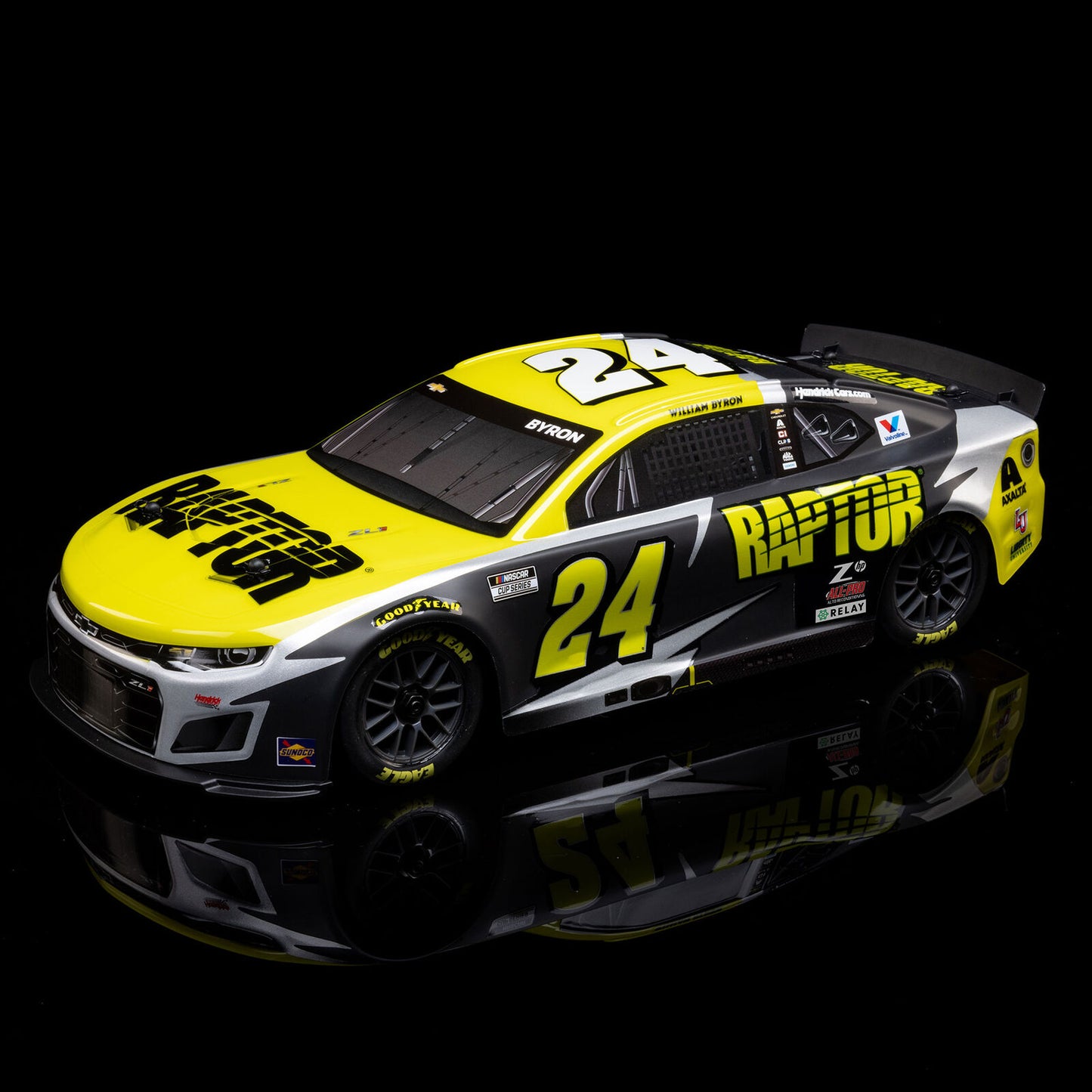 Team Losi 1/12 NASCAR #24 Raptor 2025 Chevrolet Camaro ZL1 2S AWD RTR On-Road Car - William Byron, LOS1122524