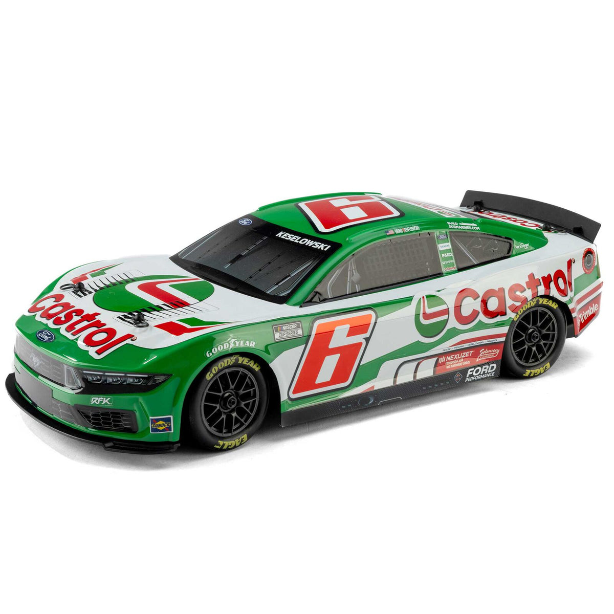 1/12 Losi NASCAR Brad Keselowski No. 6 2026 Castrol Ford Mustang (Battery & Charger Included), LOS1122606