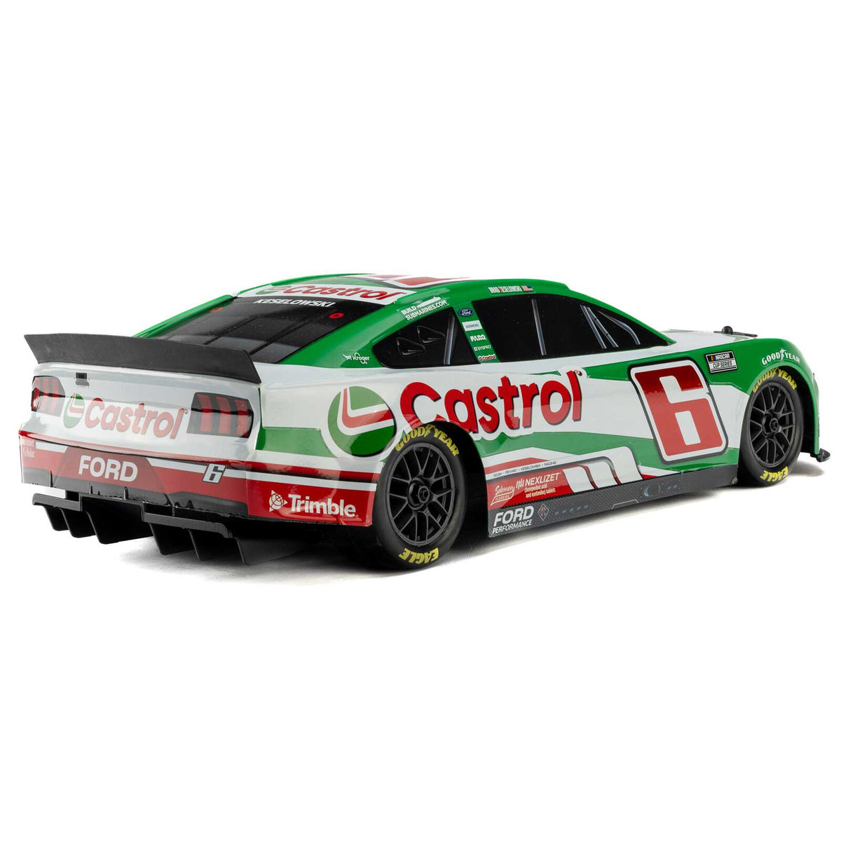 1/12 Losi NASCAR Brad Keselowski No. 6 2026 Castrol Ford Mustang (Battery & Charger Included), LOS1122606