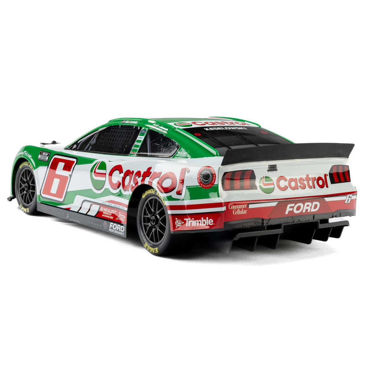 1/12 Losi NASCAR Brad Keselowski No. 6 2026 Castrol Ford Mustang (Battery & Charger Included), LOS1122606
