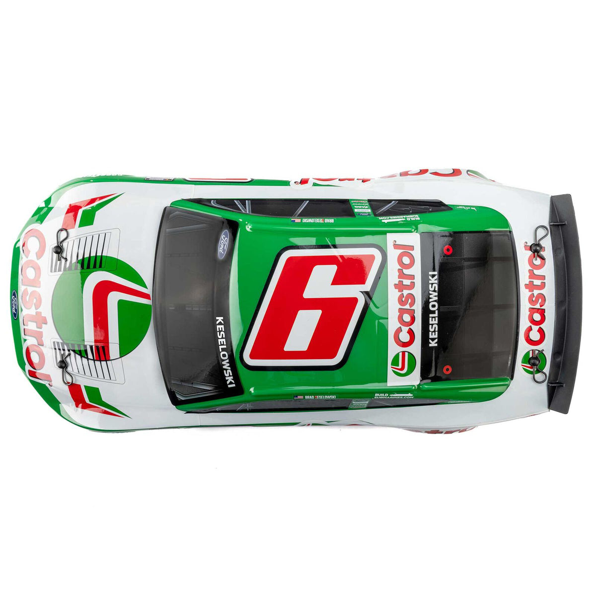 1/12 Losi NASCAR Brad Keselowski No. 6 2026 Castrol Ford Mustang (Battery & Charger Included), LOS1122606