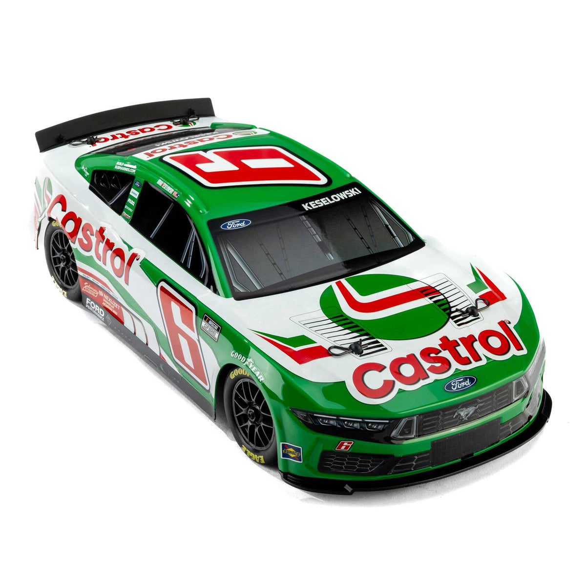 1/12 Losi NASCAR Brad Keselowski No. 6 2026 Castrol Ford Mustang (Battery & Charger Included), LOS1122606