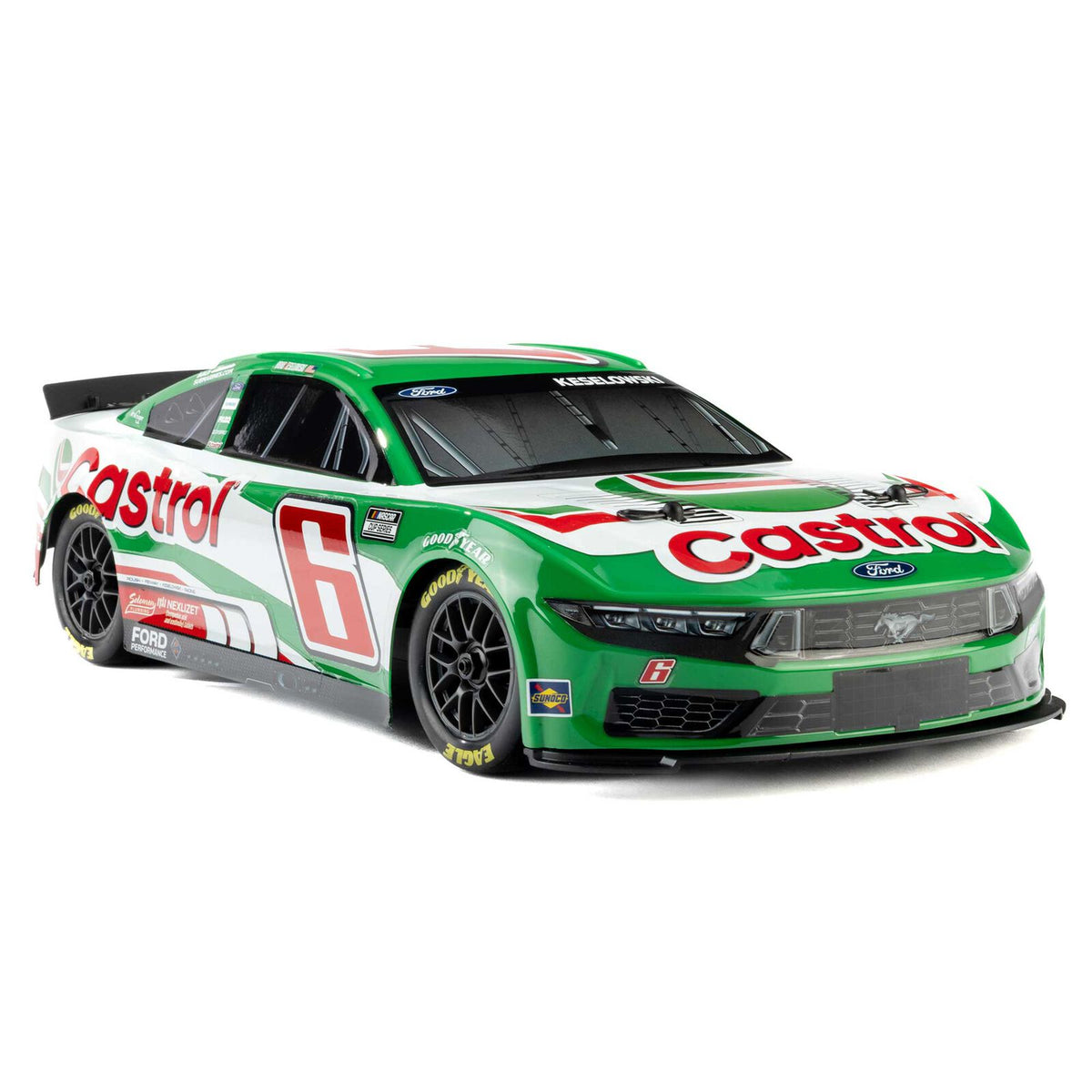 1/12 Losi NASCAR Brad Keselowski No. 6 2026 Castrol Ford Mustang (Battery & Charger Included), LOS1122606