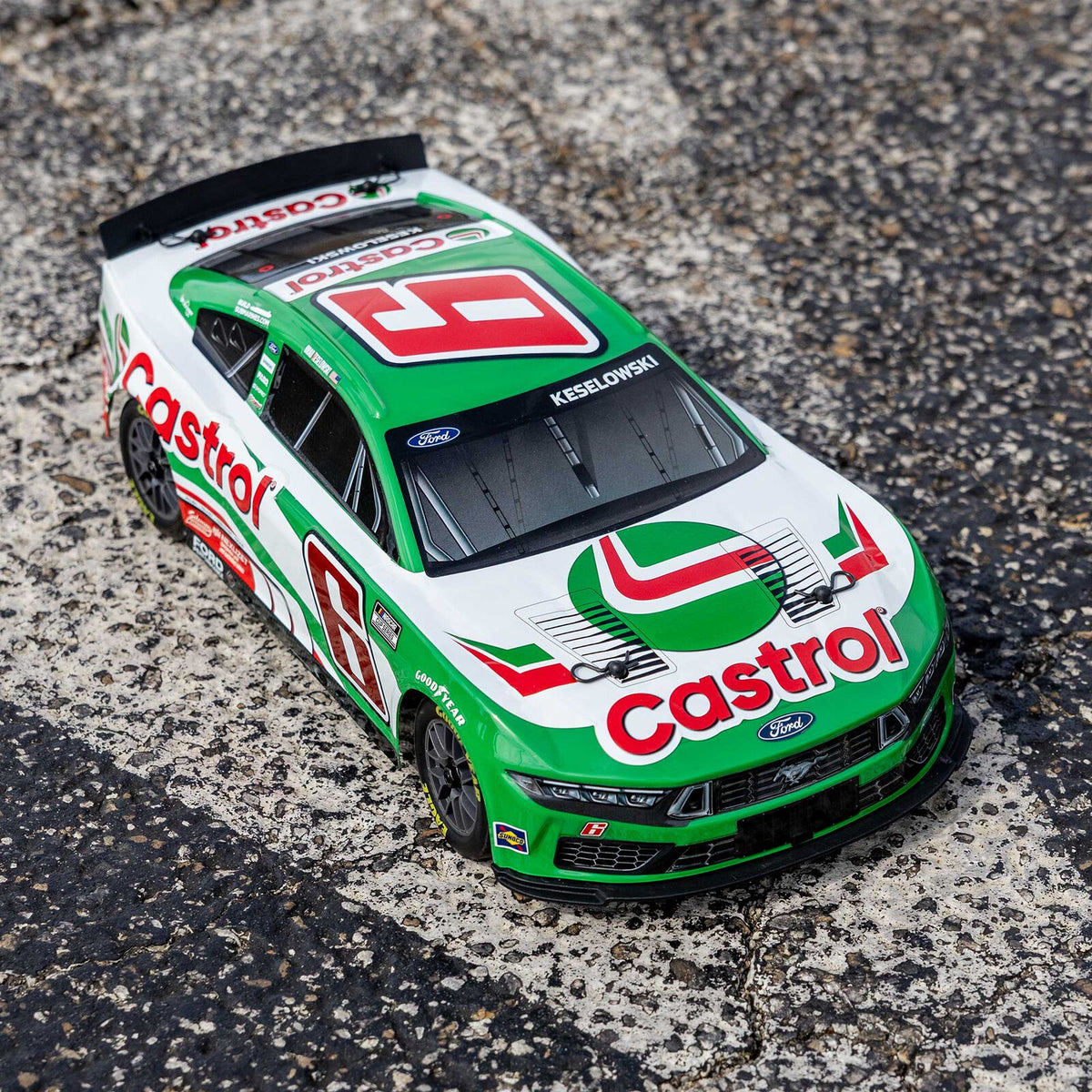 1/12 Losi NASCAR Brad Keselowski No. 6 2026 Castrol Ford Mustang (Battery & Charger Included), LOS1122606