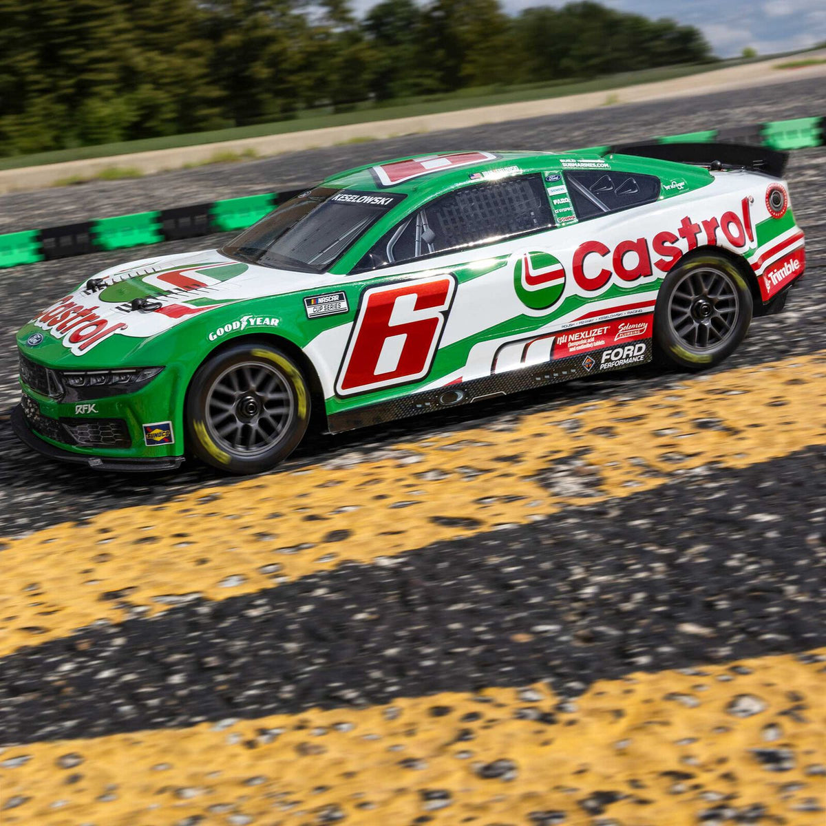 1/12 Losi NASCAR Brad Keselowski No. 6 2026 Castrol Ford Mustang (Battery & Charger Included), LOS1122606