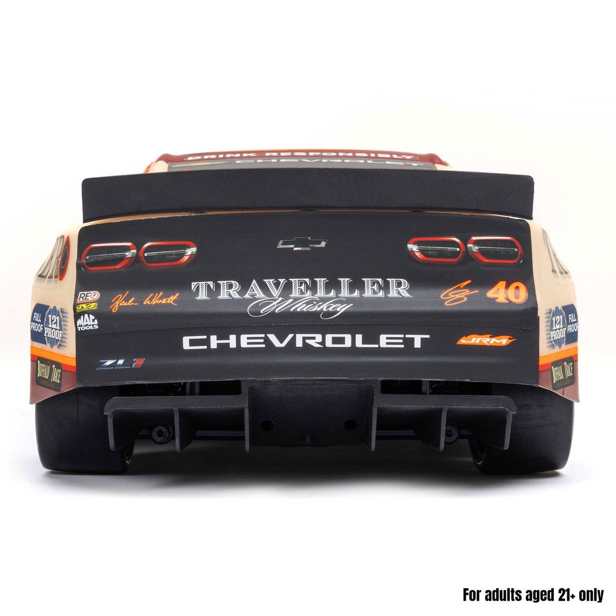 1/12 Losi NASCAR 2026 Justin Allgaier No. 40 Traveller Whiskey (Battery & Charger Included), LOS1122640