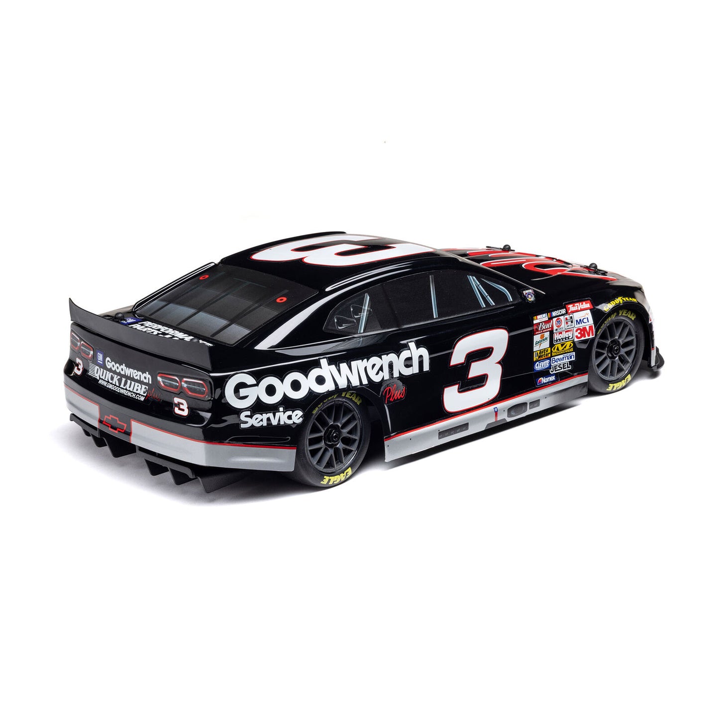 Team Losi 1/12 Losi NASCAR No. 3 GM Goodwrench (Battery & Charger Included), LOSF1122503