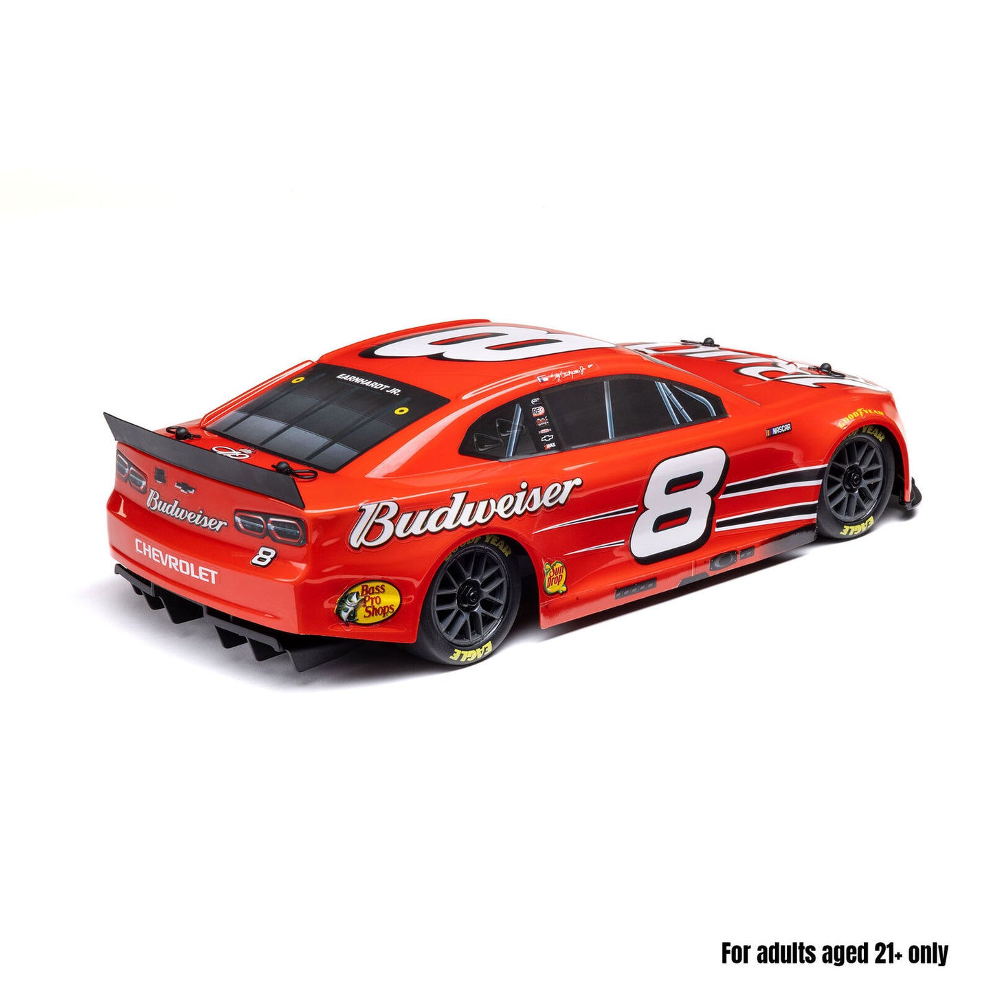Team Losi 1/12 Losi NASCAR Dale Earnhardt Jr. No. 8 Budweiser (Battery & Charger Included), LOSF1122508