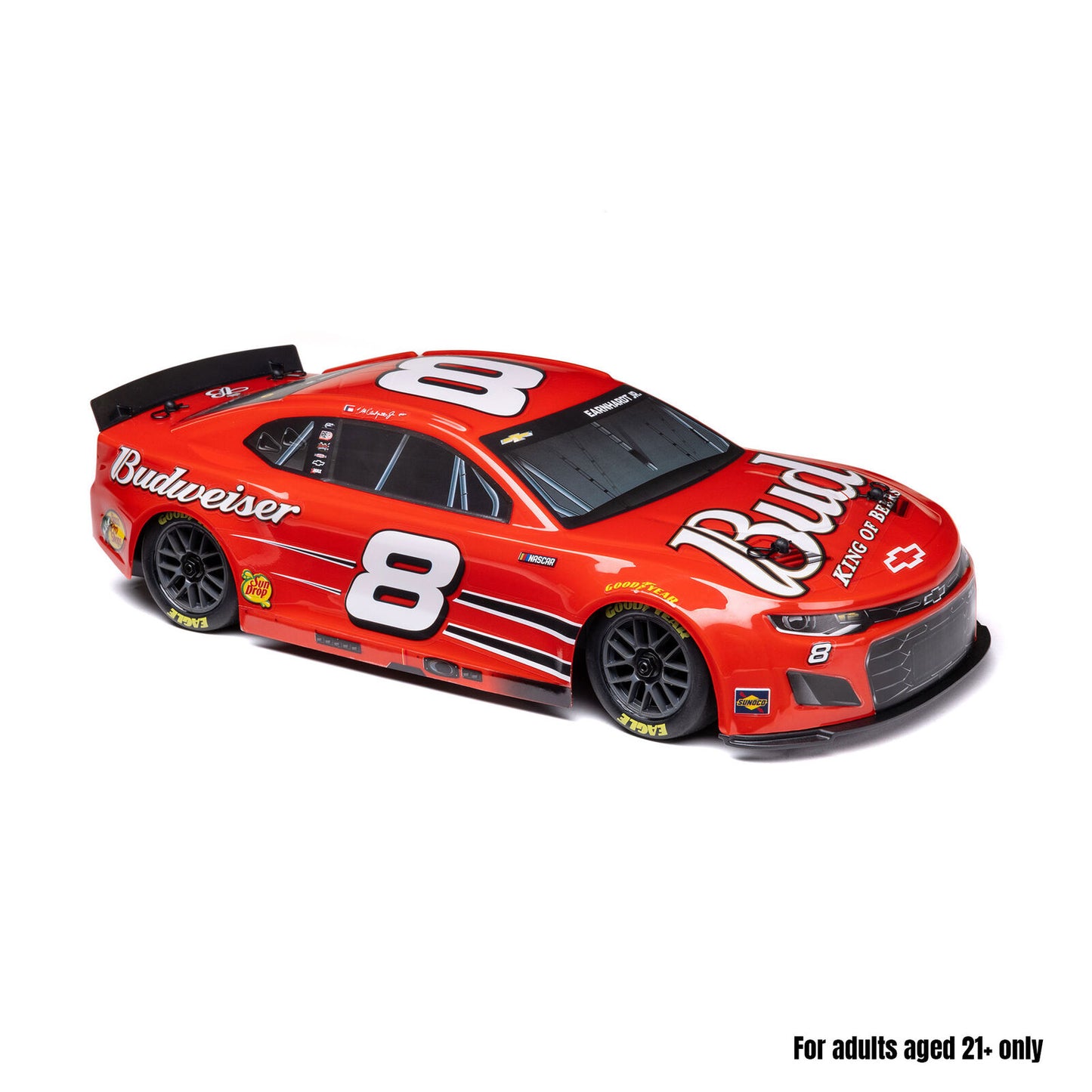 Team Losi 1/12 Losi NASCAR Dale Earnhardt Jr. No. 8 Budweiser (Battery & Charger Included), LOSF1122508