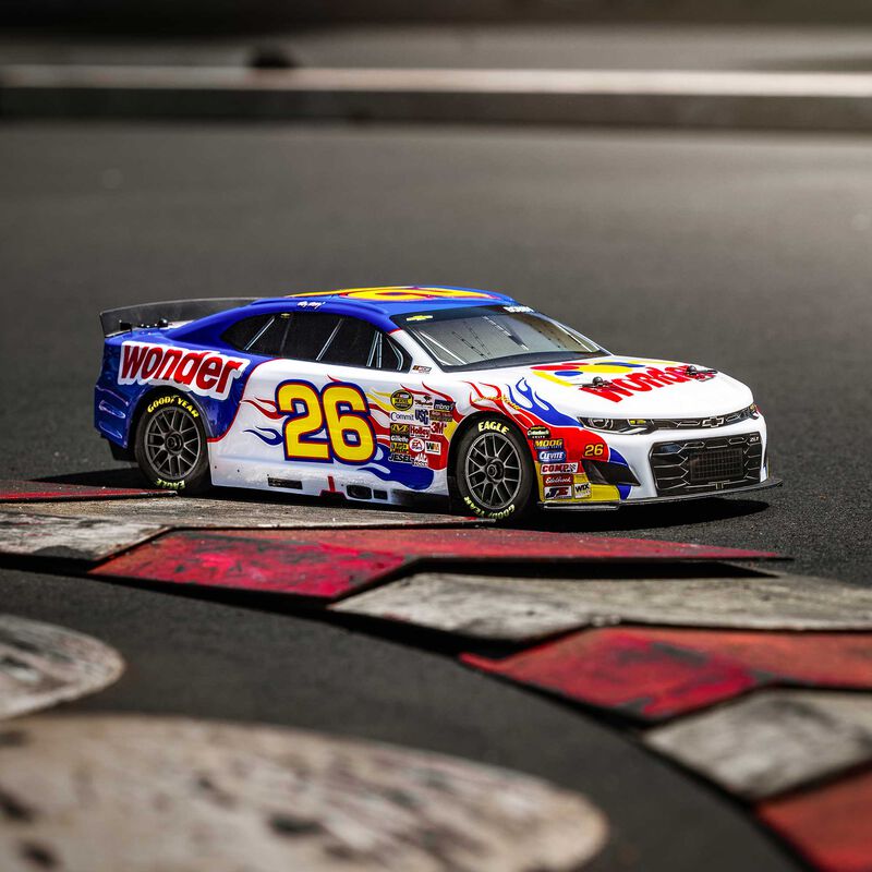 1/12 Losi NASCAR Ricky Bobby No. 26 Wonder Bread Chevrolet ZL1 (Battery & Charger Included), LOSF1122626