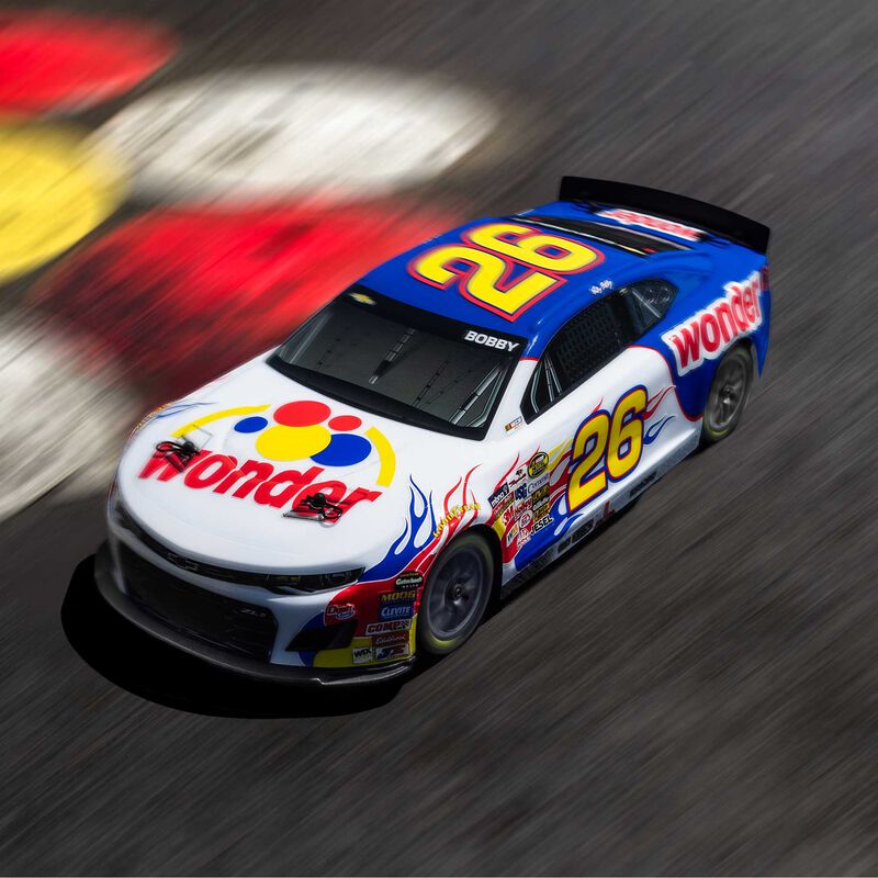 1/12 Losi NASCAR Ricky Bobby No. 26 Wonder Bread Chevrolet ZL1 (Battery & Charger Included), LOSF1122626
