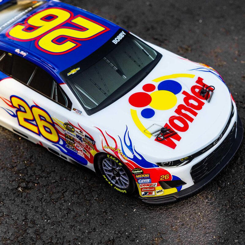 1/12 Losi NASCAR Ricky Bobby No. 26 Wonder Bread Chevrolet ZL1 (Battery & Charger Included), LOSF1122626
